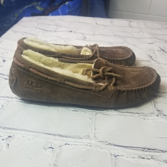 Ugg Dakota 5612 brown suede slippers - Picture 6 of 11